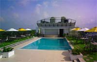 Open air swimming pool @ roof top@ The Mercy,  M.G Road Cochin,Ernakulam